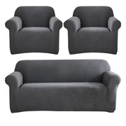 Universal Fleece Fabric Sofa Cover 3 + 1 + 1 Seater