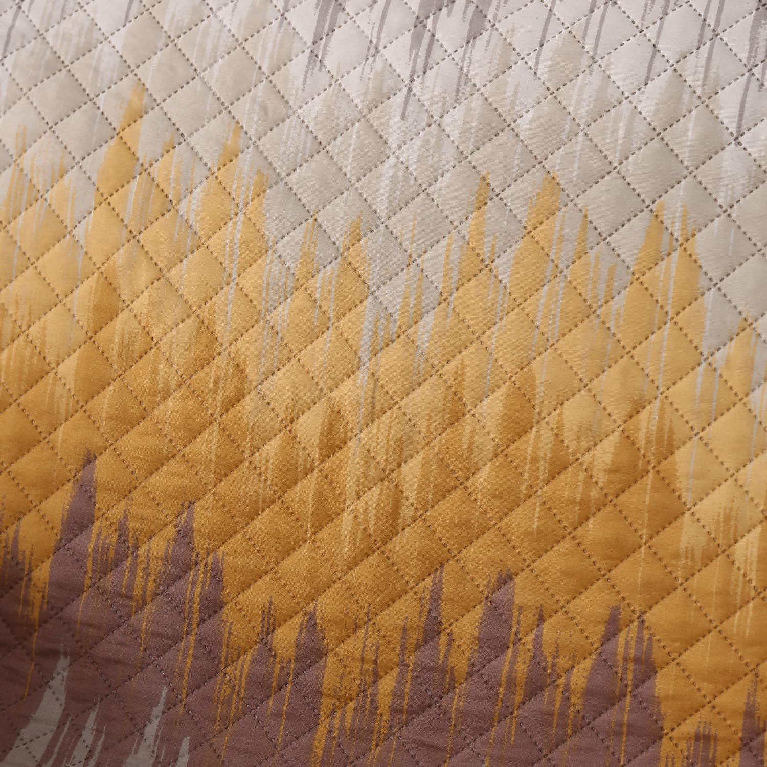 Polyester Sofa Cover Mat Reversible Couch Protector- Gold Tide