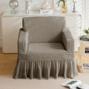 Universal Italian Pattern Sofa Slipcover-Coffee