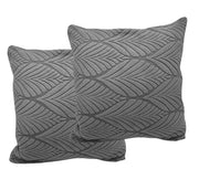 Universal Jacquard Leaf Texture Fabric Sofa Cover(Charcoal)
