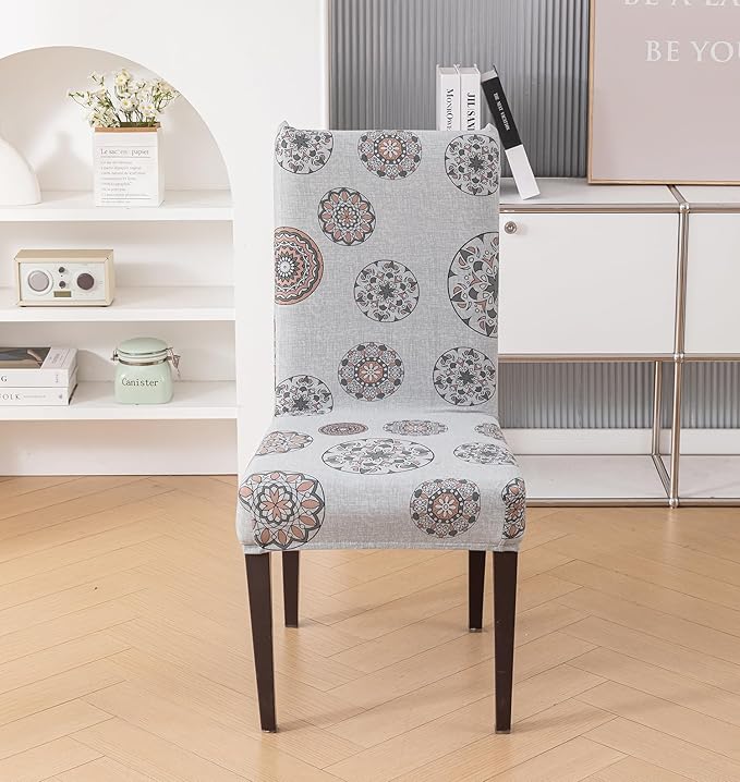 Elastic Chair Cover Stretch Removable Washable (Bronze Chakra)