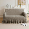 Universal Italian Pattern Sofa Slipcover-Coffee