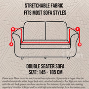 Universal Jacquard Fabric Sofa Cover- Camel