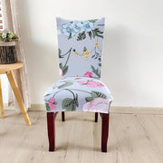 Elastic Chair Cover Stretch Removable Washable (Grey Rose)