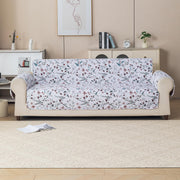 Gulnaar Series Anti-Slip Sofa Cover Mat with Pocket – Polyester Couch Protector(Beige Spring)
