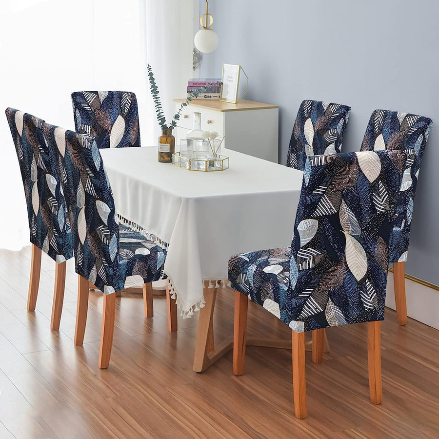 Elastic Chair Cover (Jungle Leaf)