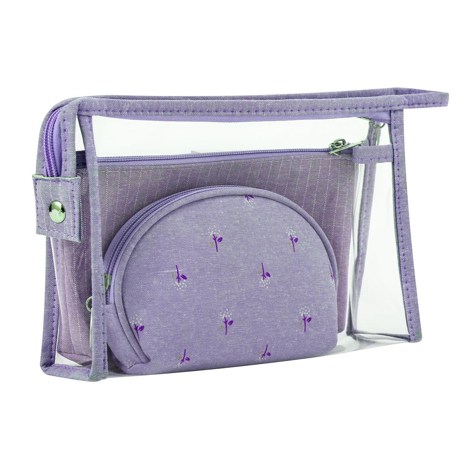 Set of 3 Makeup Bag for Women Portable Toiletry Bag