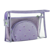 Set of 3 Makeup Bag for Women Portable Toiletry Bag