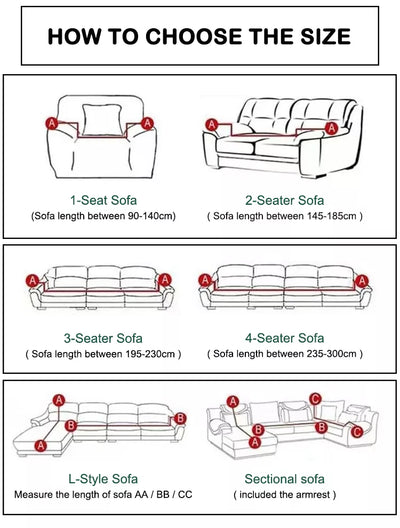 Universal Sofa Slipcovers  (Sevoy Blue)