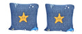 Polyester Throw Pillow Case Cushion Cover (16.5x16.5 inch/ 42x42cm) (Undewater)