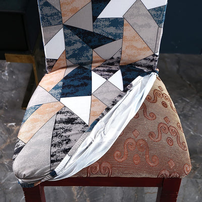 Printed Chair Cover - Antique Prism