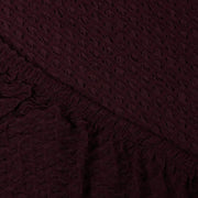 Universal Stretchable Jacquard Sofa Cover (Wine)