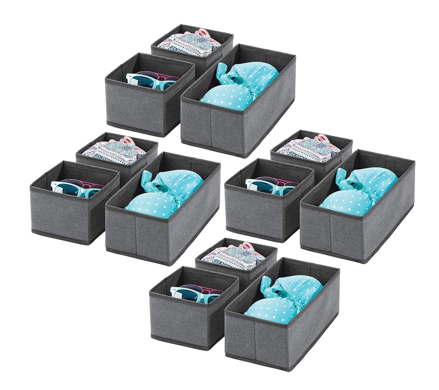 Storage Box/ Organizer Cube for Closet/ Dresser/ Drawer - Set of 3