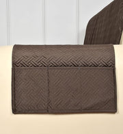 Ultra-Soft Velvet Couch Cover (Dark Brown, Single Seater)