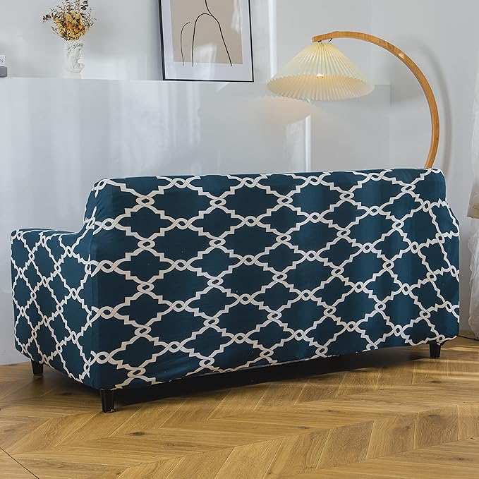 Polyester Spandex Printed Sofa Cover (Green Lantern)