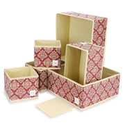 Foldable Cloth Storage Box Closet Dresser Drawer Organizer Set of 6