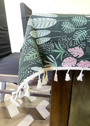 Printed Rectangle Tablecloth Cotton Linen Table