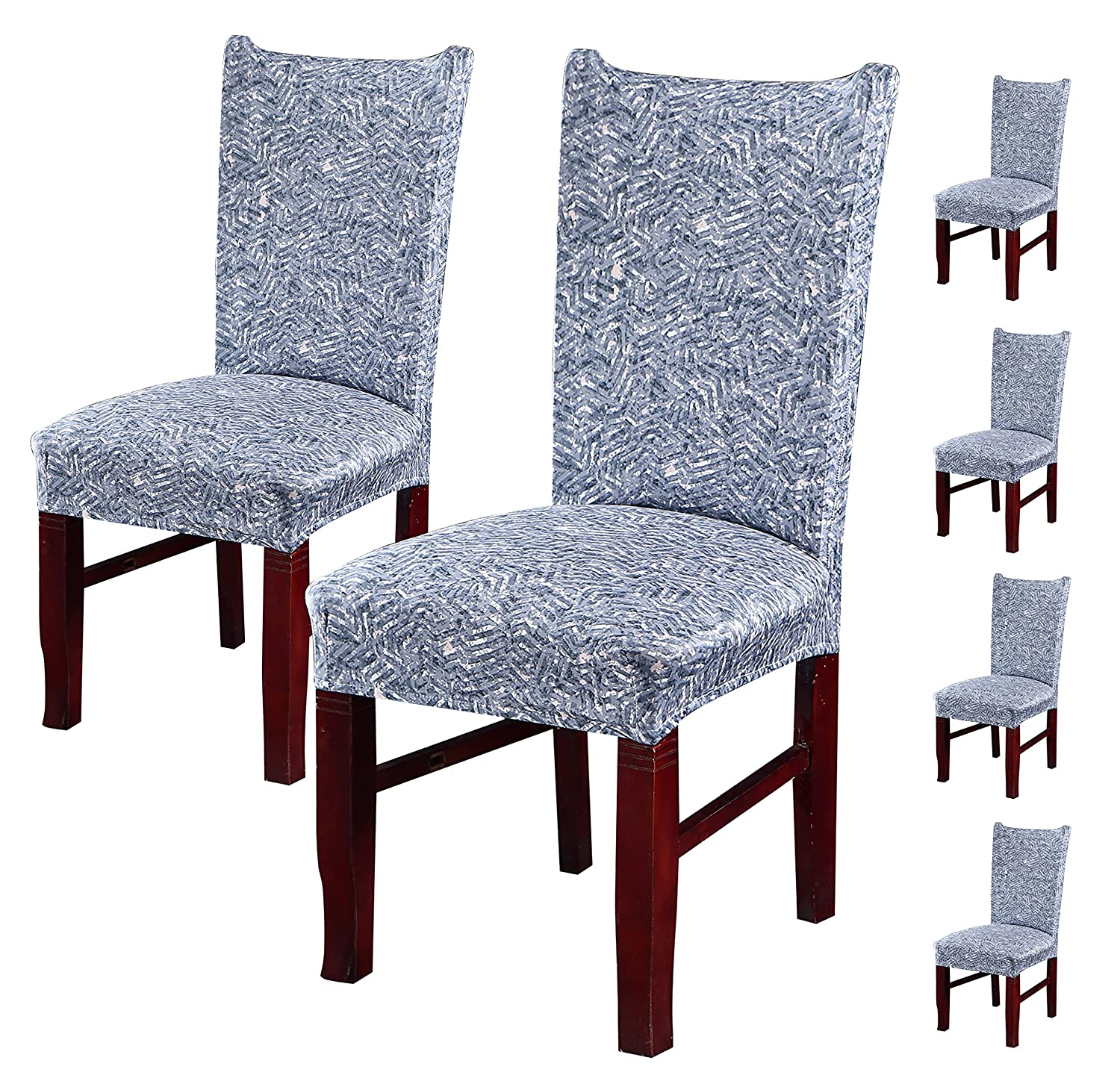 Elastic Chair Cover (Graphic Grey)