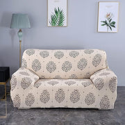 Universal Sofa Cover 140 GSM Sofa Slipcover (Cream Brocade)