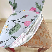 Elastic Chair Cover Stretch Removable Washable (Grey Rose)