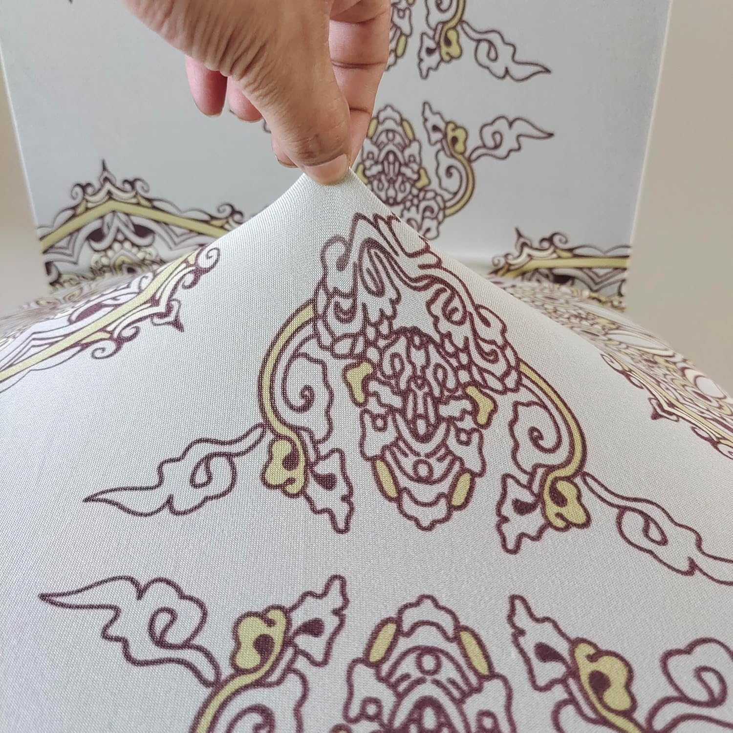 Elastic Chair Cover Stretch Removable Washable (Pista Geometric)