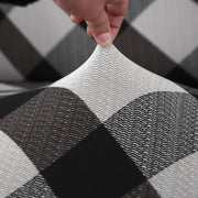 Universal Sofa Cover 140 GSM Sofa Slipcover (Black/White Check)
