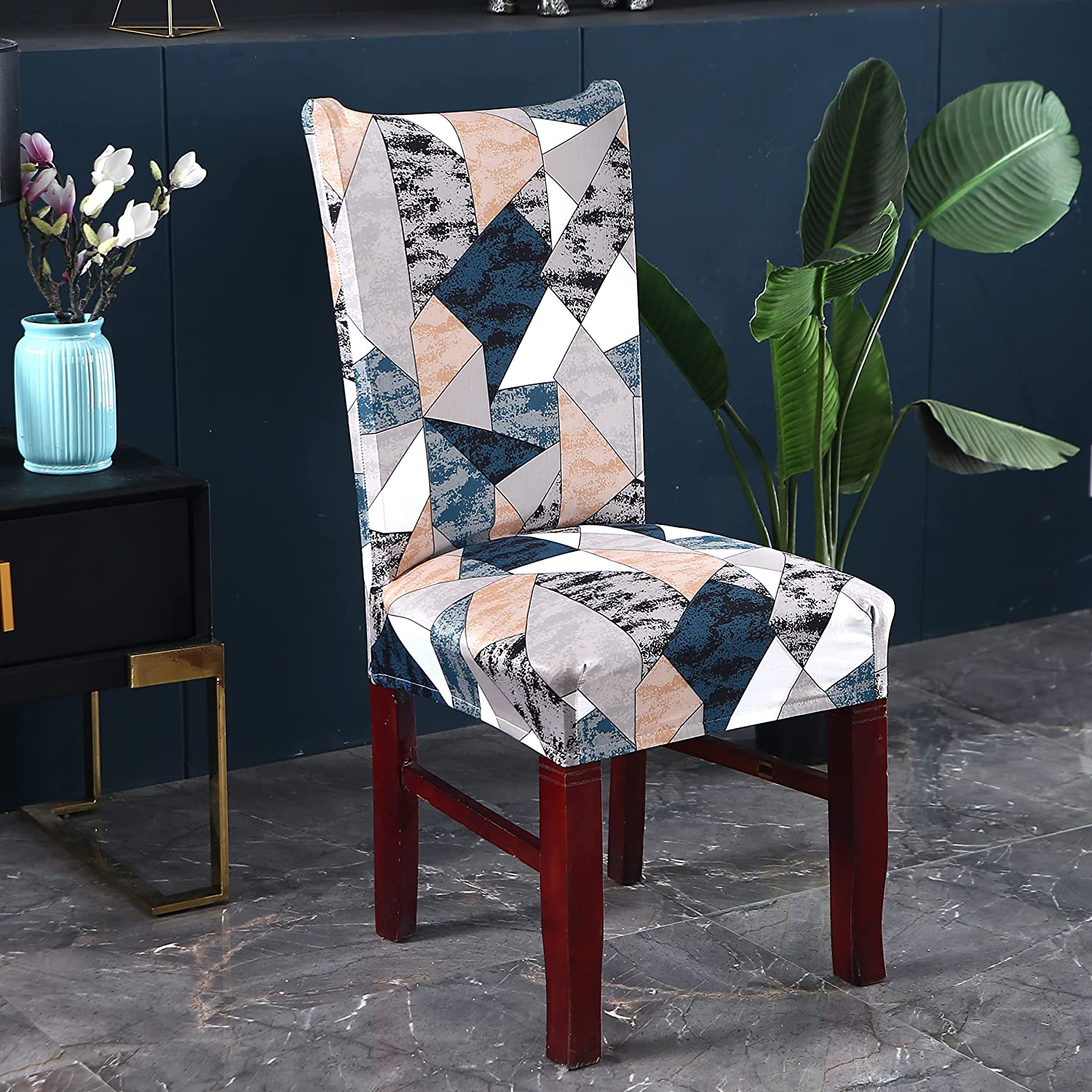 Printed Chair Cover - Antique Prism