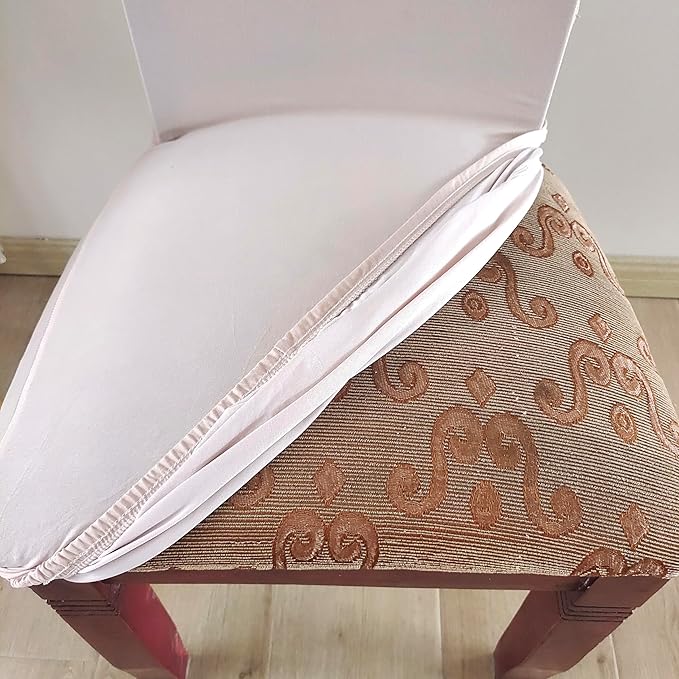 Elastic Chair Cover (Beige Bird)