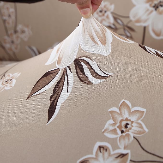 Universal Sofa Cover 140 GSM Sofa (Cream Flower)