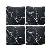 Polyester Throw Pillow Case Cushion Cover (16.5x16.5 inch/ 42x42cm) (Jet Black)