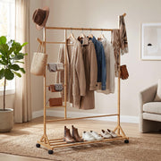 Floor Standing Multifunctional Coat & Clothes Rack
