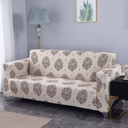 Universal Sofa Cover 140 GSM Sofa Slipcover (Cream Brocade)