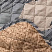 Gulnaar Series Anti-Slip Sofa Cover Mat with Pocket – Polyester Couch Protector(Sandstone)