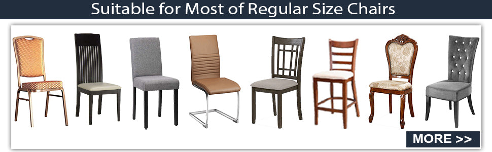 Printed Chair Cover(White Geometric)