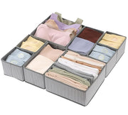 Foldable Cloth Storage Box Drawer Organizer Set of 8