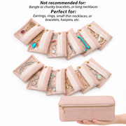 Jewelry Case with 12 Clear Velvet Pouch