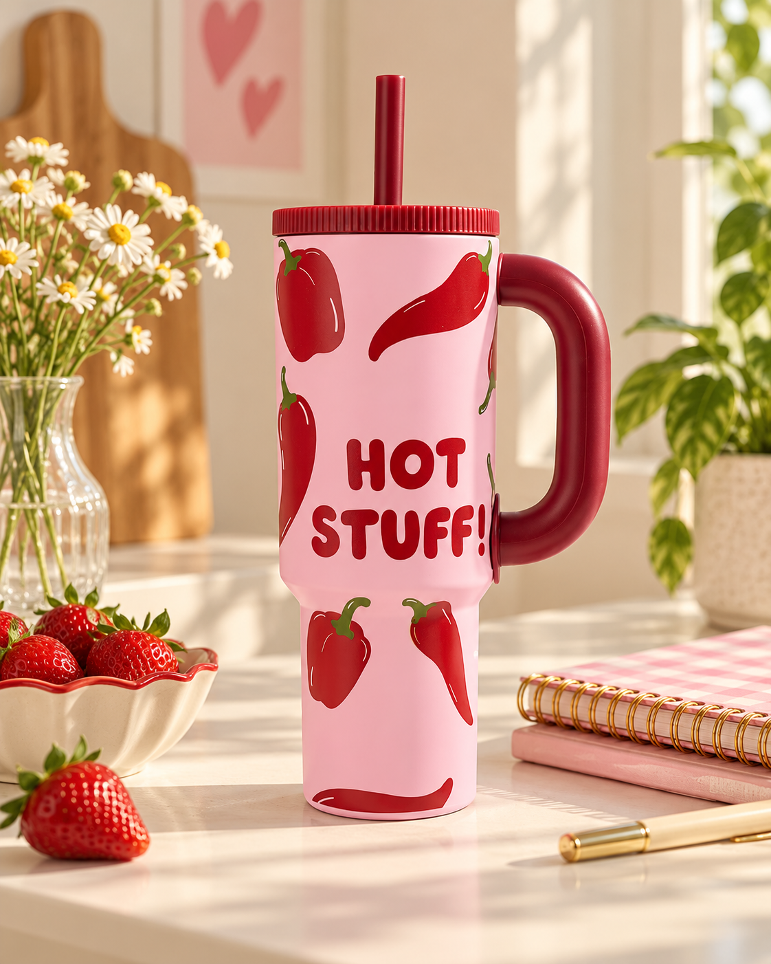 Drinkware and tumblers.