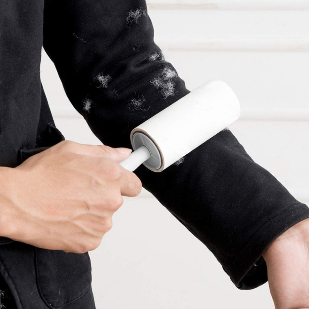 Lint Roller 10cm Sheet Set of 3 Rolls 180 Sheets, 60 Sheets Each roll