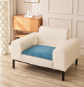 Sofa Cover Mat Autumn Pattern Chenille Fabric (Blue)