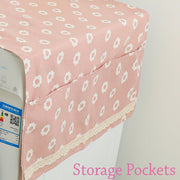 Dust-Proof Refrigerator Universal Cover Cotton (130 x 55cm)