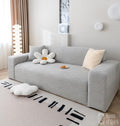 Universal 220 GSM Jacquard Leaf Texture Fabric Sofa Cover (SMOKE)