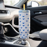1200ML Stainless Steel Tumbler with Handle & Pop-Up Lid (Printed)