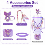 4-Piece Tumbler Accessory Set (Fits 40oz/30oz, Tumbler Not Included)
