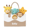 Baby Diaper Caddy Organizer - Bear White