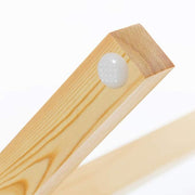 Bamboo Coat and Hat Rack 8 Hooks Coat Stand