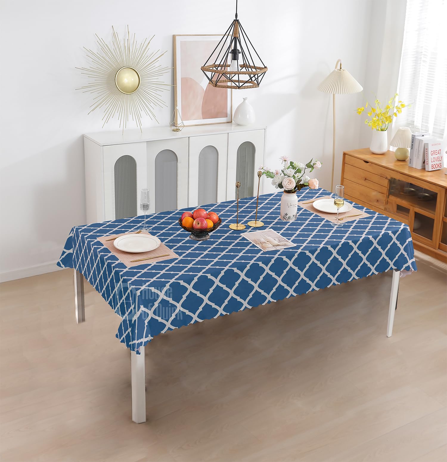 Dining Table Cover Waterproof (1 Piece Table Cover Only 140x180cm)
