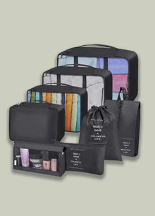 Set of 8 Packing Travel Cube Organiser