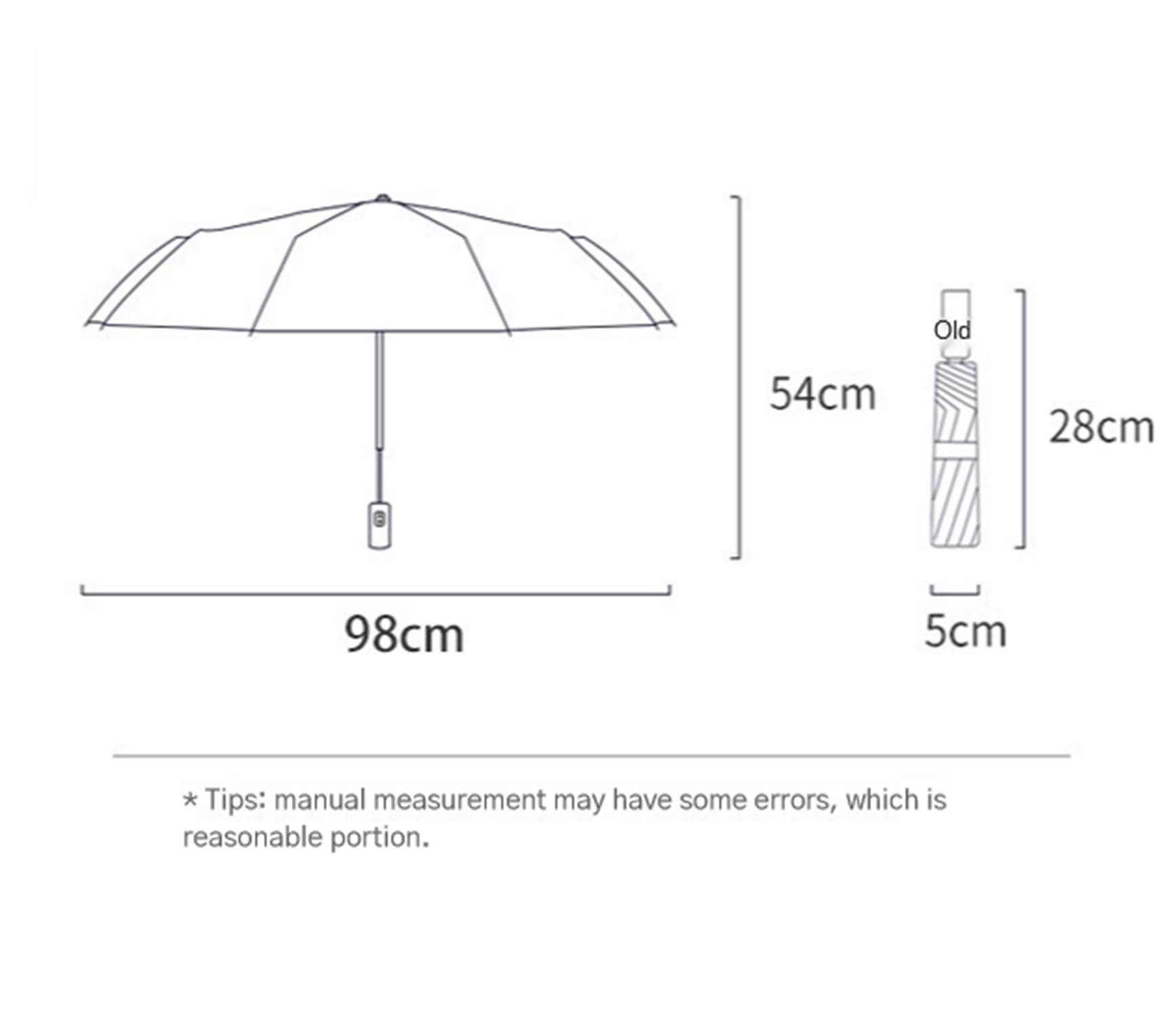Printed Umbrella With Carrying Pouch