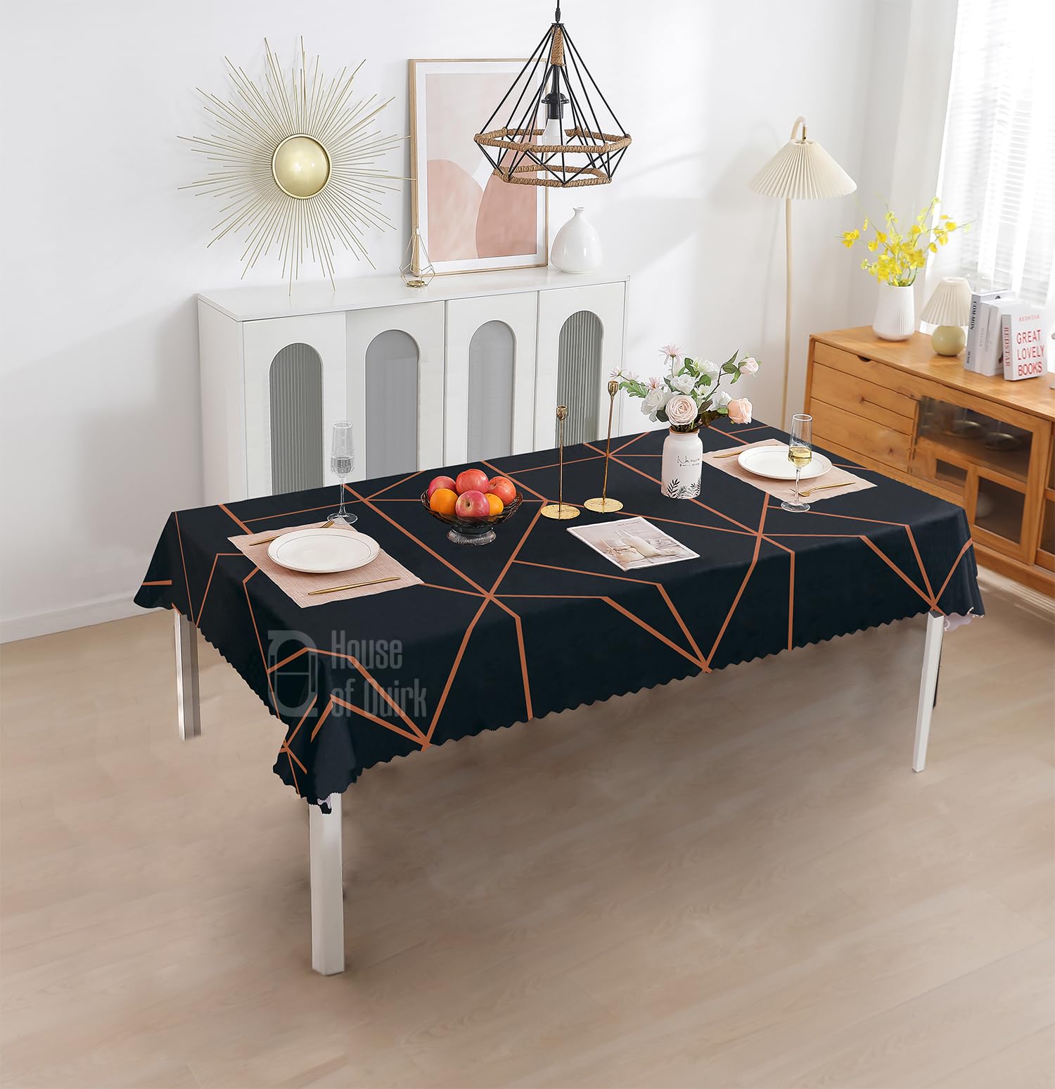 Dining Table Cover Waterproof (1 Piece Table Cover Only 140x180cm)