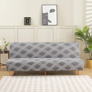 Sofa Slipcover Armless Futon Cover Printed Folding Couch Shield Sofa Cover